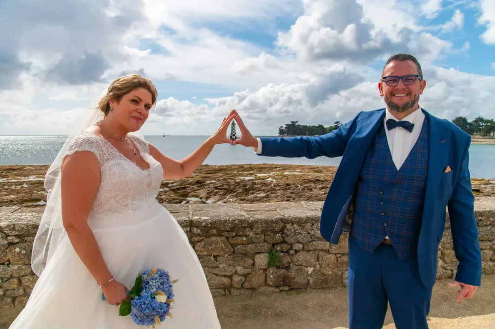 portrait de couple marier